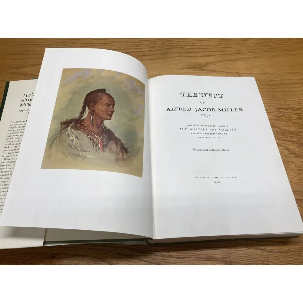 THE WEST OF ALFRED JACOB MILLER‎ By Ross. C. Marvin - Hardcover